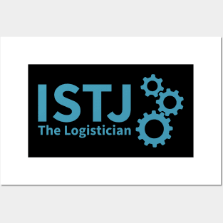 ISTJ The Logistician MBTI types 9C myers briggs personality gift with icon Posters and Art